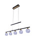 Brass Dimmable LED Bar Pendant Ceiling Light Black 2900K-9
