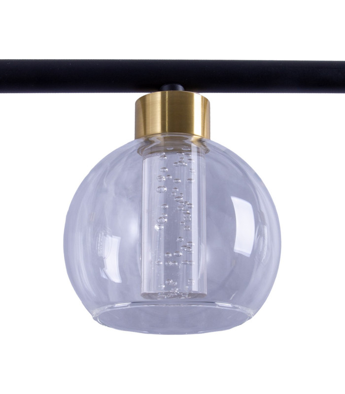 Brass Dimmable LED Bar Pendant Ceiling Light Black 2900K-11