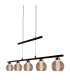 Brass Dimmable LED Bar Pendant Ceiling Light Black 2900K-12