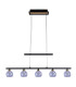 Brass Dimmable LED Bar Pendant Ceiling Light Black 2900K-15