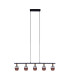 Corbis Bar Pendant Ceiling Light Black 5xE14-1