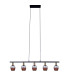 Corbis Bar Pendant Ceiling Light Black 5xE14-8