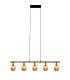 Corbis Bar Pendant Ceiling Light Black 5xE14-9