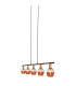 Corbis Bar Pendant Ceiling Light Black 5xE14-11