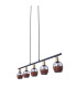 Corbis Bar Pendant Ceiling Light Black 5xE14-13