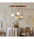 Malta Bar Pendant Ceiling Light Nature 4xE27-2