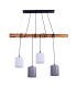 Malta Bar Pendant Ceiling Light Nature 4xE27-5