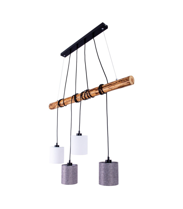 Malta Bar Pendant Ceiling Light Nature 4xE27-7