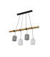 Malta Bar Pendant Ceiling Light Nature 4xE27-13