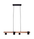 Frida Bar Pendant Ceiling Light Black 4xGU10-1