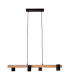 Frida Bar Pendant Ceiling Light Black 4xGU10-4
