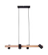Frida Bar Pendant Ceiling Light Black 4xGU10-5