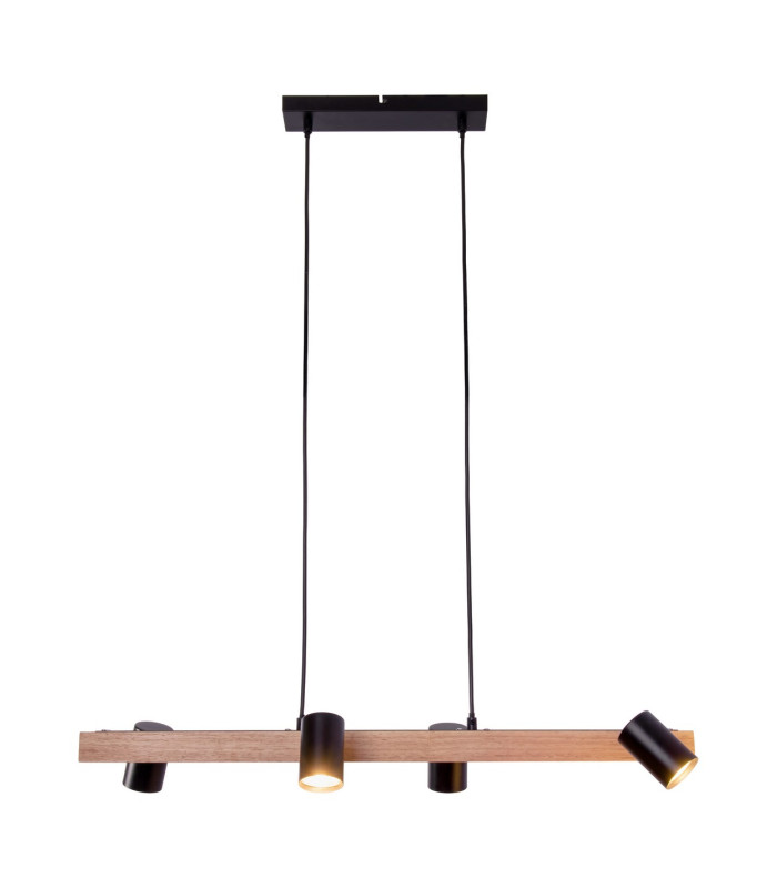 Frida Bar Pendant Ceiling Light Black 4xGU10-6
