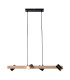 Frida Bar Pendant Ceiling Light Black 4xGU10-8