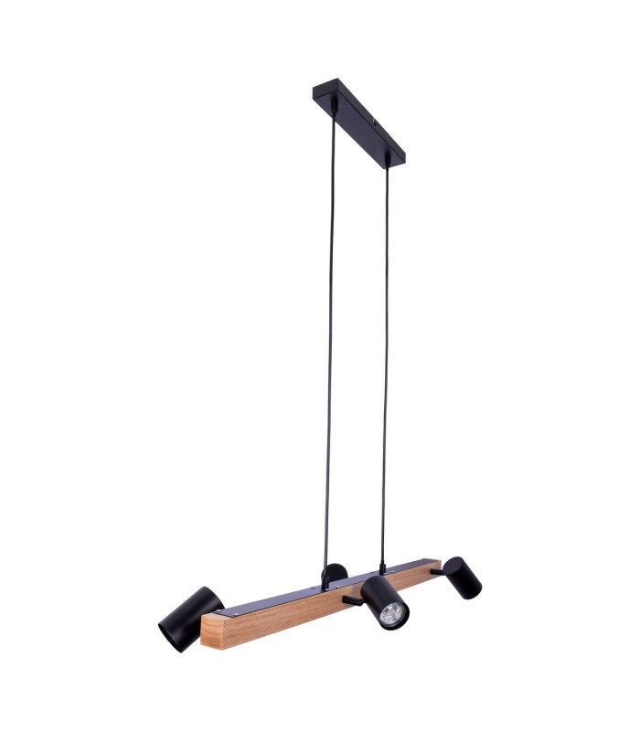 Frida Bar Pendant Ceiling Light Black 4xGU10-11