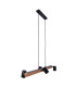 Frida Bar Pendant Ceiling Light Black 4xGU10-13