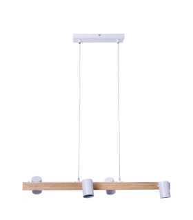 Frida Bar Pendant Ceiling Light White 4xGU10-1