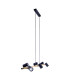 Frida Bar Pendant Ceiling Light Black 6xGU10-7