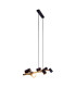 Frida Bar Pendant Ceiling Light Black 6xGU10-8