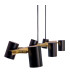 Frida Bar Pendant Ceiling Light Black 6xGU10-10