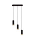 Fridu Bar Pendant Ceiling Light Black 3xGU10-9