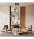 Fumo Cluster Pendant Ceiling Light Black 5xE27-3