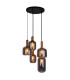 Fumo Cluster Pendant Ceiling Light Black 5xE27-5