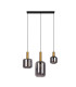 Fumo Bar Pendant Ceiling Light Black 3xE27-1