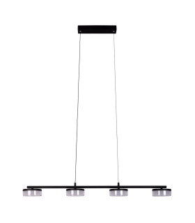 Cimo Dimmable LED Bar Pendant Ceiling Light Black 3000K-1
