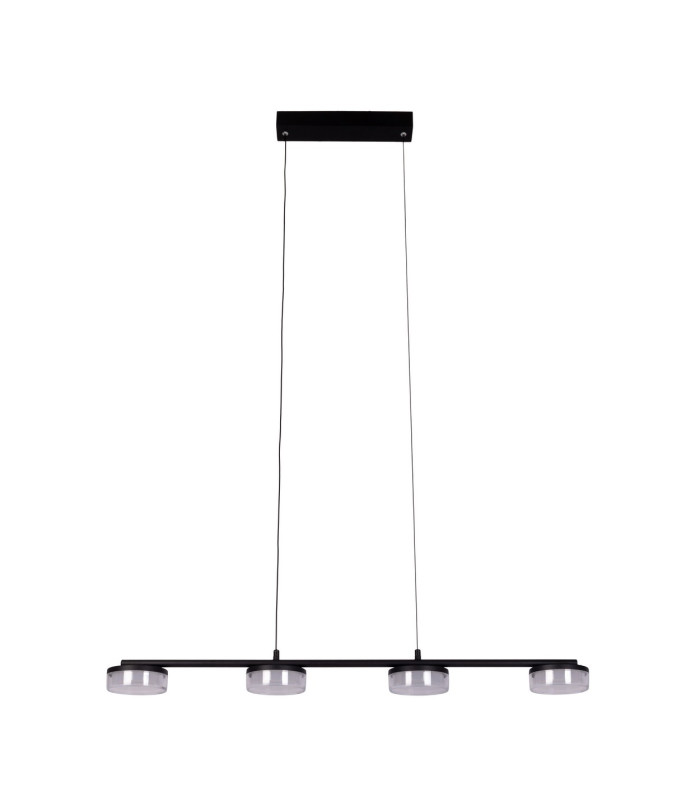 Cimo Dimmable LED Bar Pendant Ceiling Light Black 3000K-6