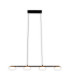Cimo Dimmable LED Bar Pendant Ceiling Light Black 3000K-7