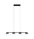 Cimo Dimmable LED Bar Pendant Ceiling Light Black 3000K-8