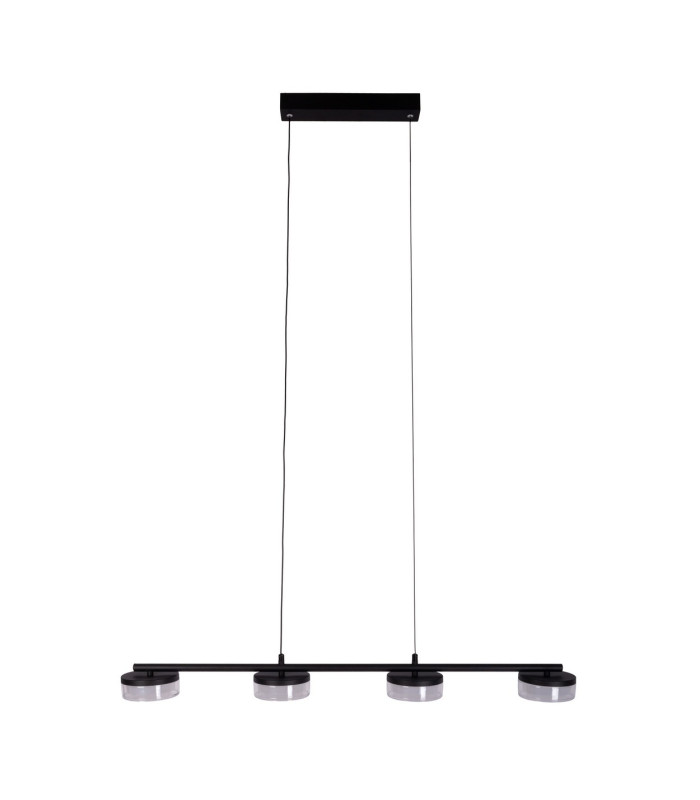 Cimo Dimmable LED Bar Pendant Ceiling Light Black 3000K-8