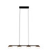 Cimo Dimmable LED Bar Pendant Ceiling Light Black 3000K-9