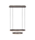 Circulo Dimmable LED Twin Ring Pendant Ceiling Light Black 2900-6000K Remote Control-5