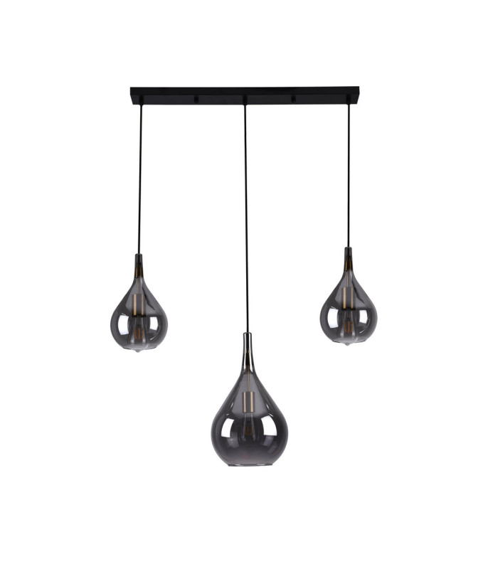 Gota Bar Pendant Ceiling Light Black 3xE27-1