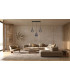 Gota Bar Pendant Ceiling Light Black 3xE27-2