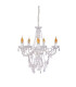 Cecilia Multi Arm Chandelier White 5xE14-6