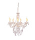 Cecilia Multi Arm Chandelier White 5xE14-7