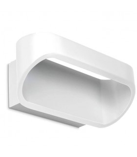 LED 1 Light Up & Down Small Wall Light White - 1