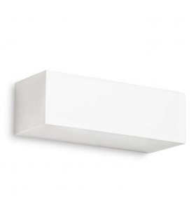 1 Light Indoor Plaster Wall Light White, E14 - 1