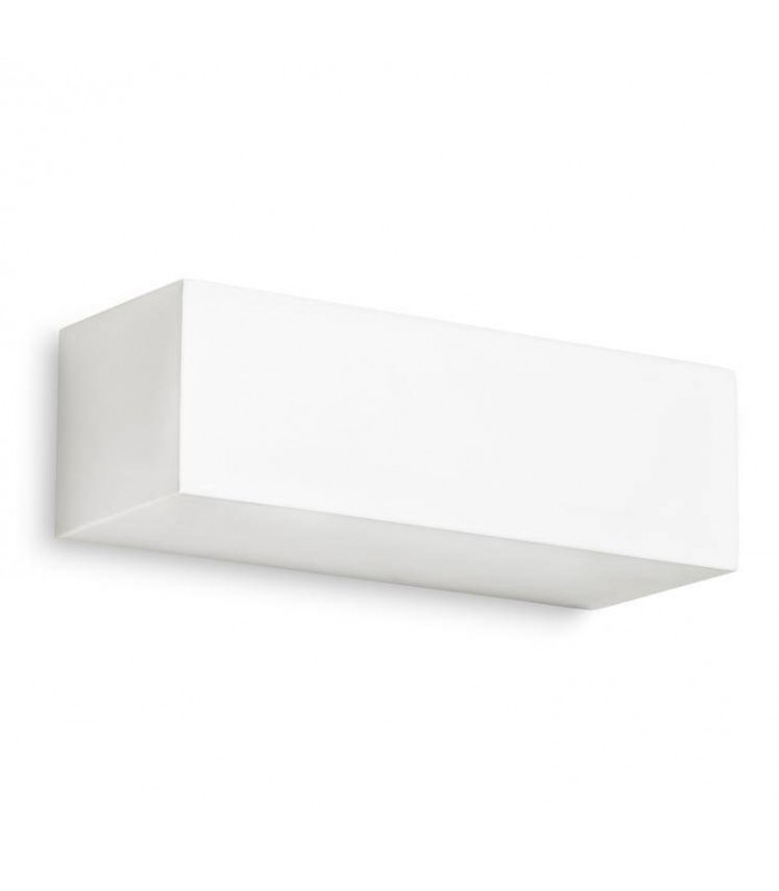 1 Light Indoor Plaster Wall Light White, E14 - 1