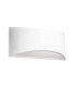 1 Light Up & Down Plaster Wall Light White, E14 - 1