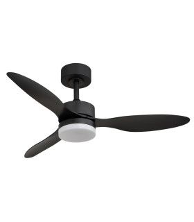 Blackwell 3 Blade Ceiling Fan Matt Black LED Dimmable 2700-6500K Remote Control Timer-2