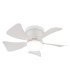 Hines 5 Blade Ceiling Fan White Matt LED Dimmable 3000-6500K Remote Control Timer-1
