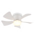 Hines 5 Blade Ceiling Fan White Matt LED Dimmable 3000-6500K Remote Control Timer-3