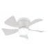 Hines 5 Blade Ceiling Fan White Matt LED Dimmable 3000-6500K Remote Control Timer-4