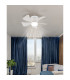 Hines 5 Blade Ceiling Fan White Matt LED Dimmable 3000-6500K Remote Control Timer-6