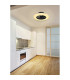 Travo Ceiling Fan Black LED Dimmable 3000-6500K Remote Control Timer-8
