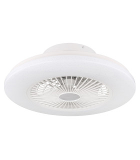 Travo Ceiling Fan White LED Dimmable 3000-6500K Remote Control Timer-2